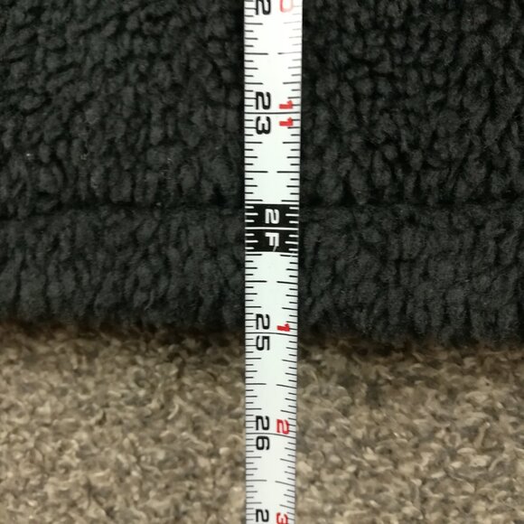 Nike Jacket Sherpa Club Fleece Anorak 1/2 Zip DQ4880-010 Black Purple Mens Small - Picture 9 of 9